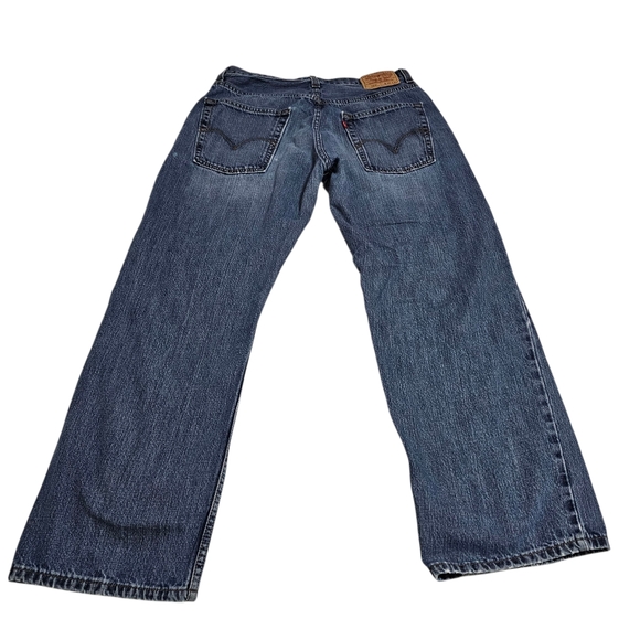 Levis 569 Loose Straight Mens Jeans 100% Cotton Lightweight Worn W32 L 30 - Picture 2 of 13